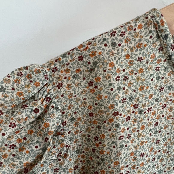 Doen Pirouette Blouse in Mustard California Wildflower - Picture 5 of 7